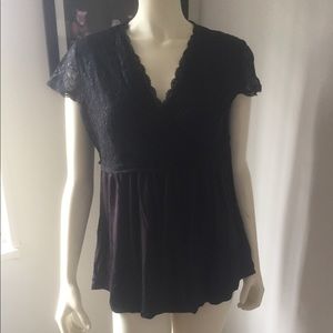 Black lace top - never worn
